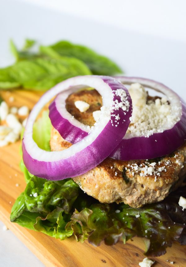 feta basil turkey burgers