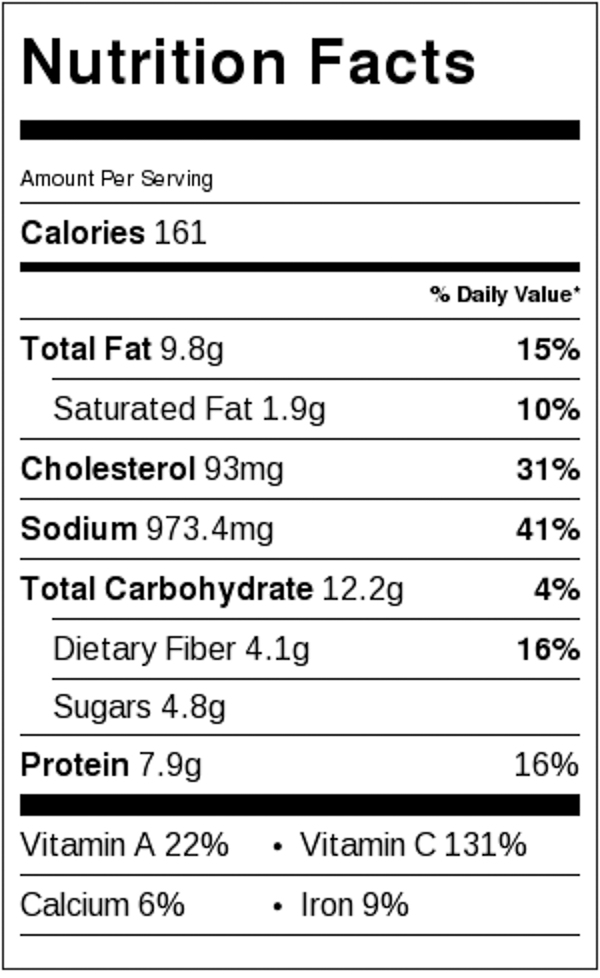 Fried Cauliflower Rice Nutrition Information 1 Project Meal Plan