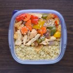 Meal Prep Slow Cooker Chicken Teriyaki Quinoa Bowls - Meal prep a healthy version of a takeout favorite! Four meals ready for the week, with chicken, veggies and quinoa. - ProjectMealPlan.com
