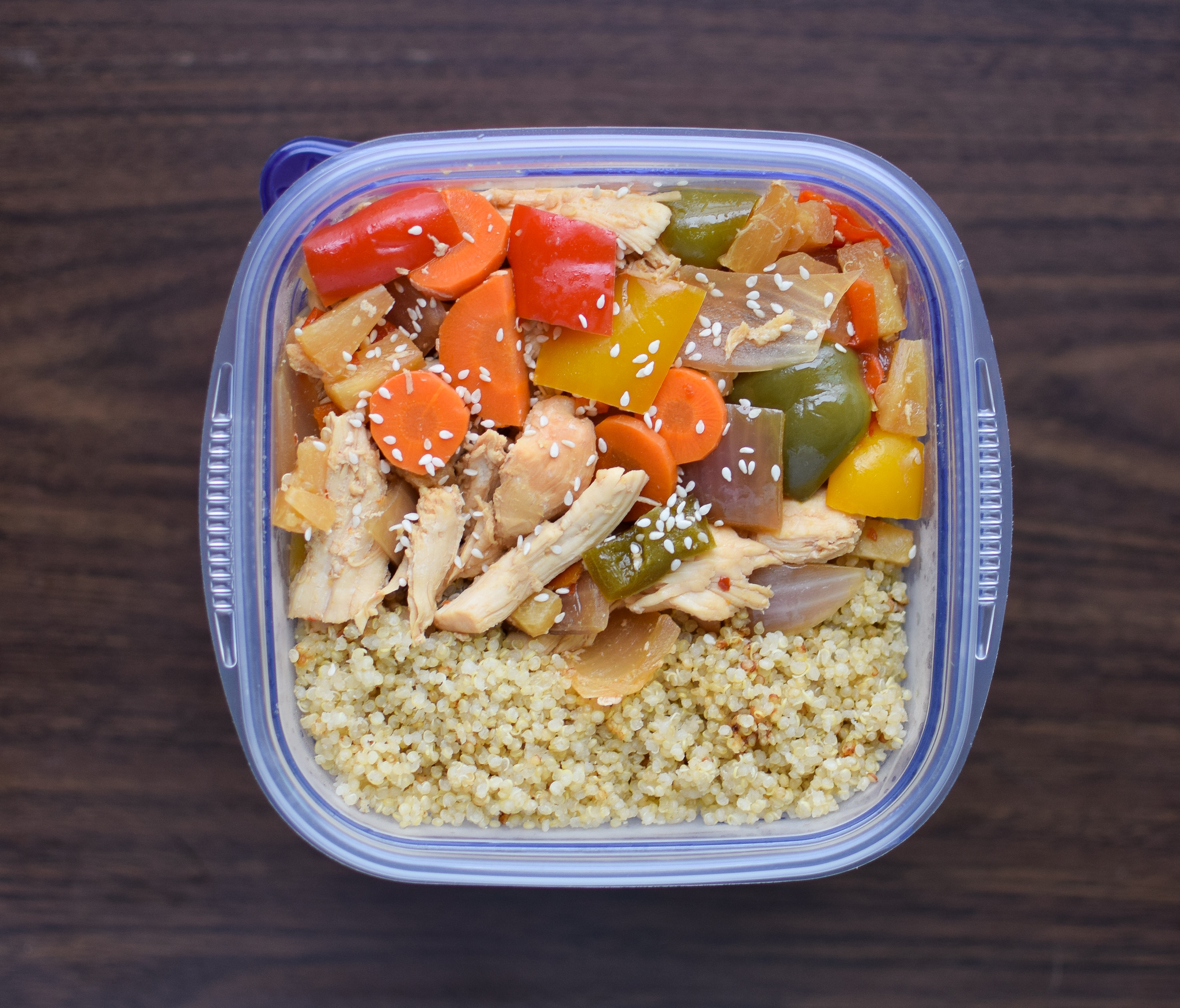 Meal Prep Slow Cooker Chicken Teriyaki Quinoa Bowls Project Meal Plan