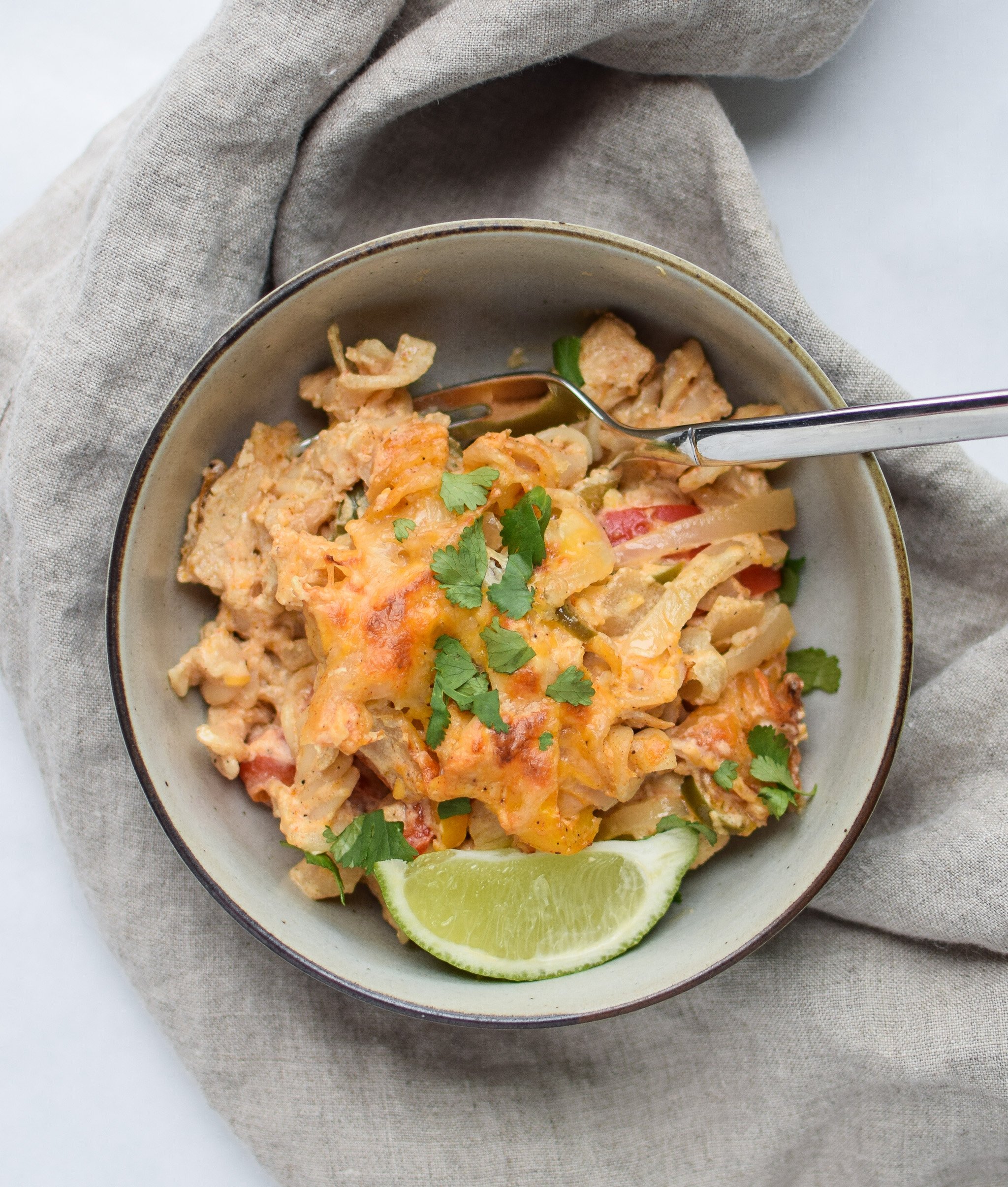 Baked Chicken Fajita Noodle Casserole Project Meal Plan
