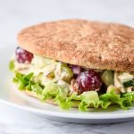 Veggie-Packed Greek Yogurt Tuna Salad (No-Mayo!) recipe - Full of tuna, chickpeas, and greek yogurt for a high protein make-ahead lunch! - ProjectMealPlan.com