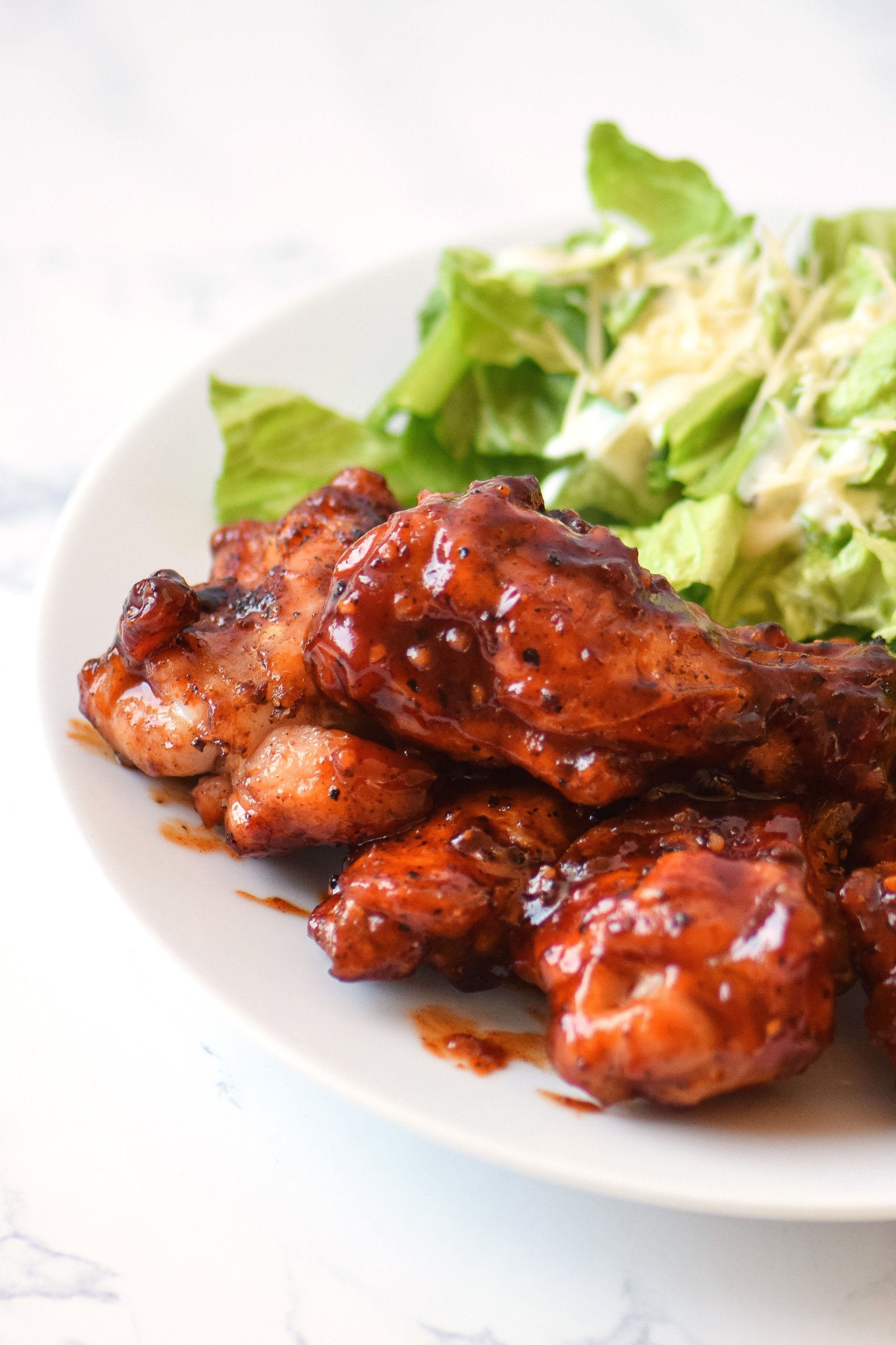 Slow Cooker Wings with Spicy BBQ Sauce | Sunday Supper 