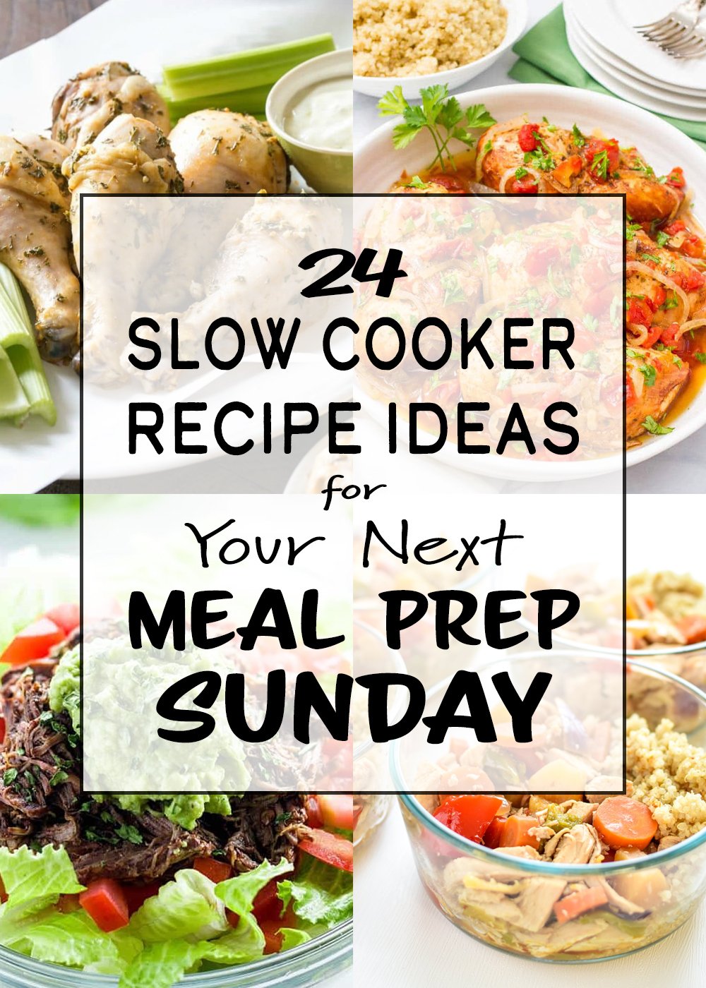 24 slow cooker recipe ideas for your next meal prep sunday