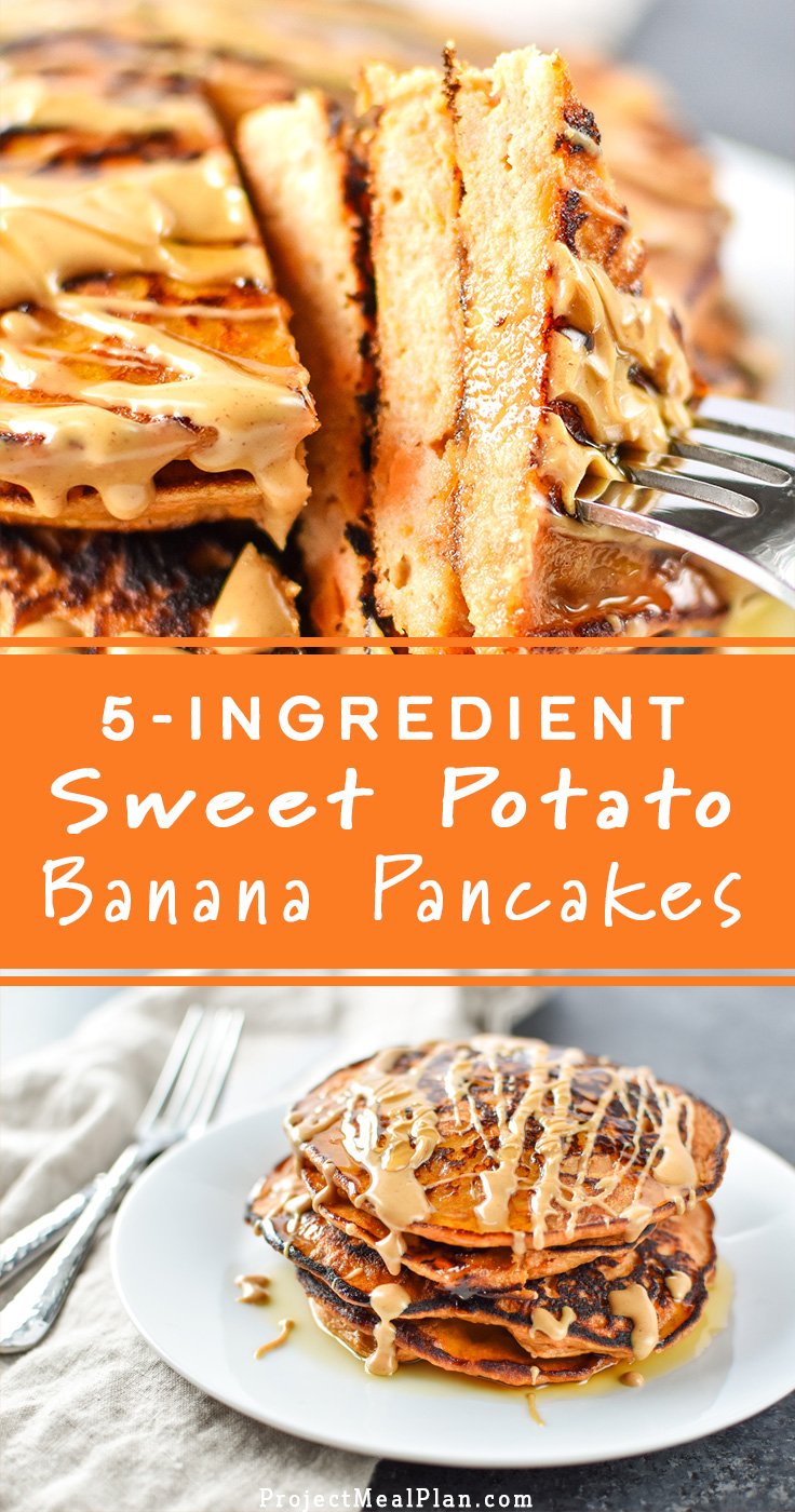 5Ingredient Sweet Potato Banana Pancakes Project Meal Plan