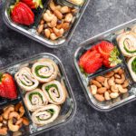 Turkey pinwheel meal prep