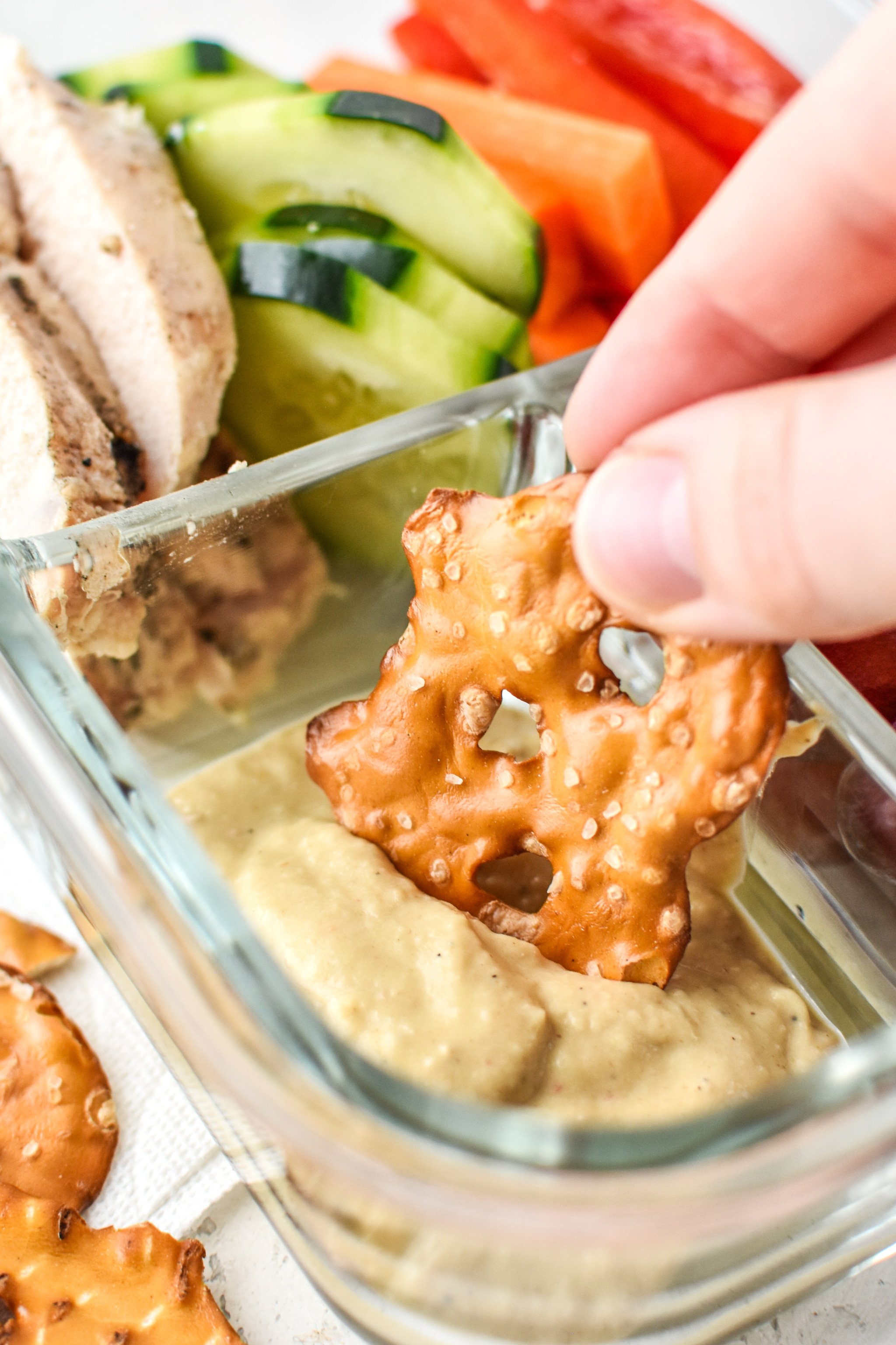 Chicken Hummus Plate Lunch Meal Prep Project Meal Plan