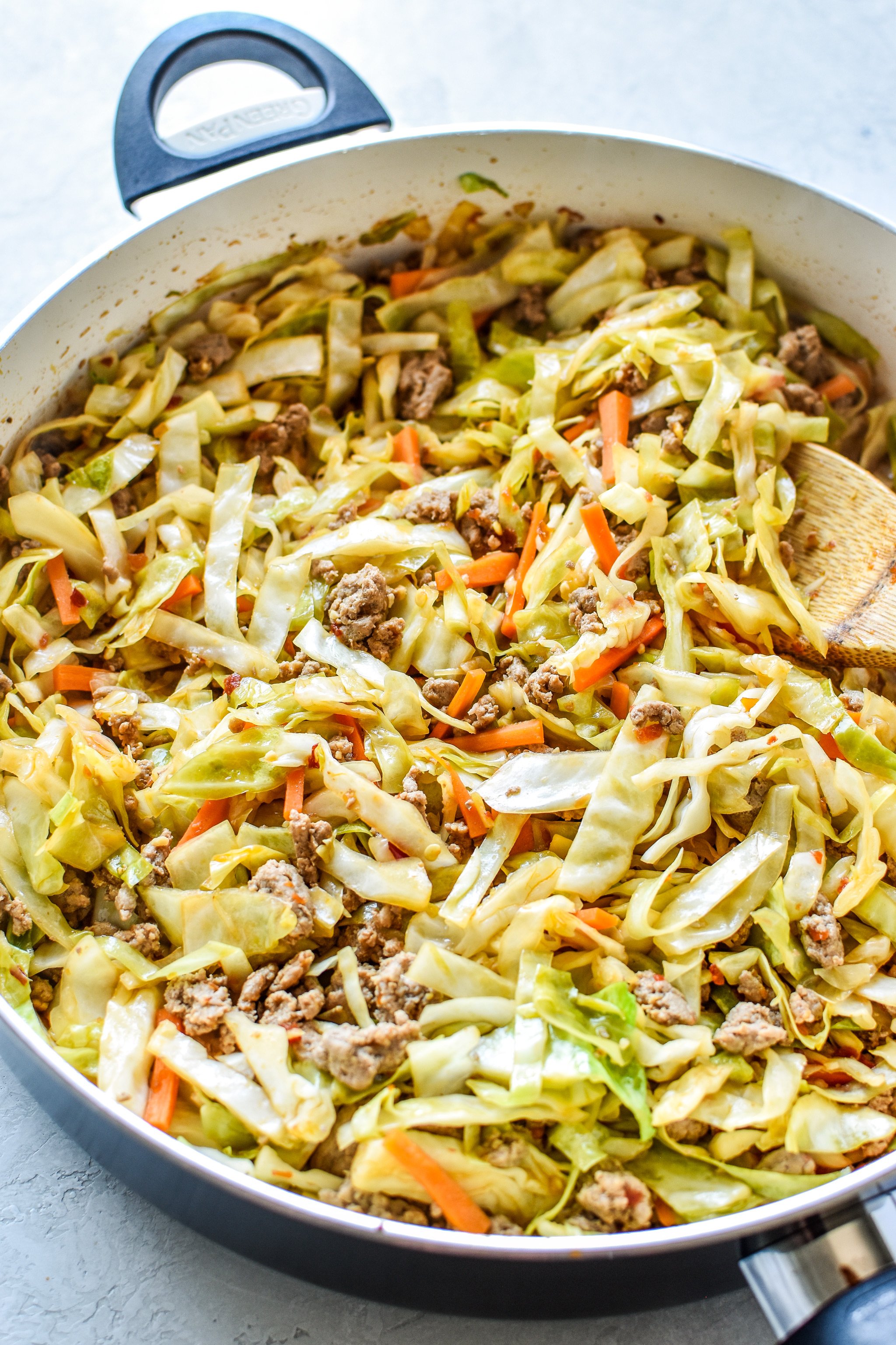 Spicy Ground Turkey & Cabbage Stir Fry Meal Prep - Project Meal Plan
