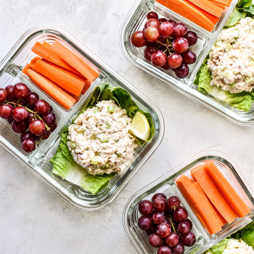 Low Carb Tuna Salad Lettuce Wraps Meal Prep - Project Meal Plan