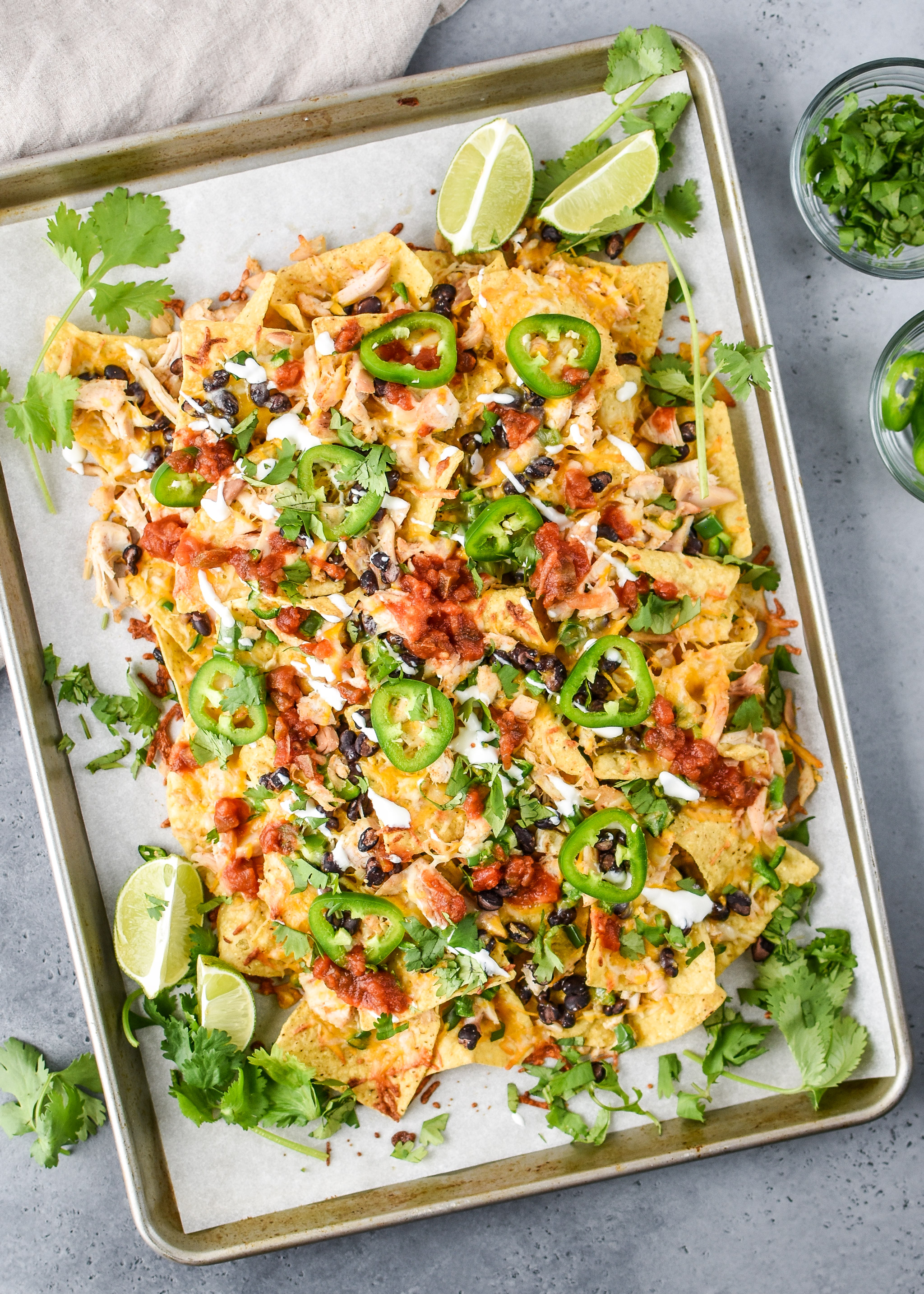 Prep Ahead Rotisserie Chicken Nachos - Project Meal Plan