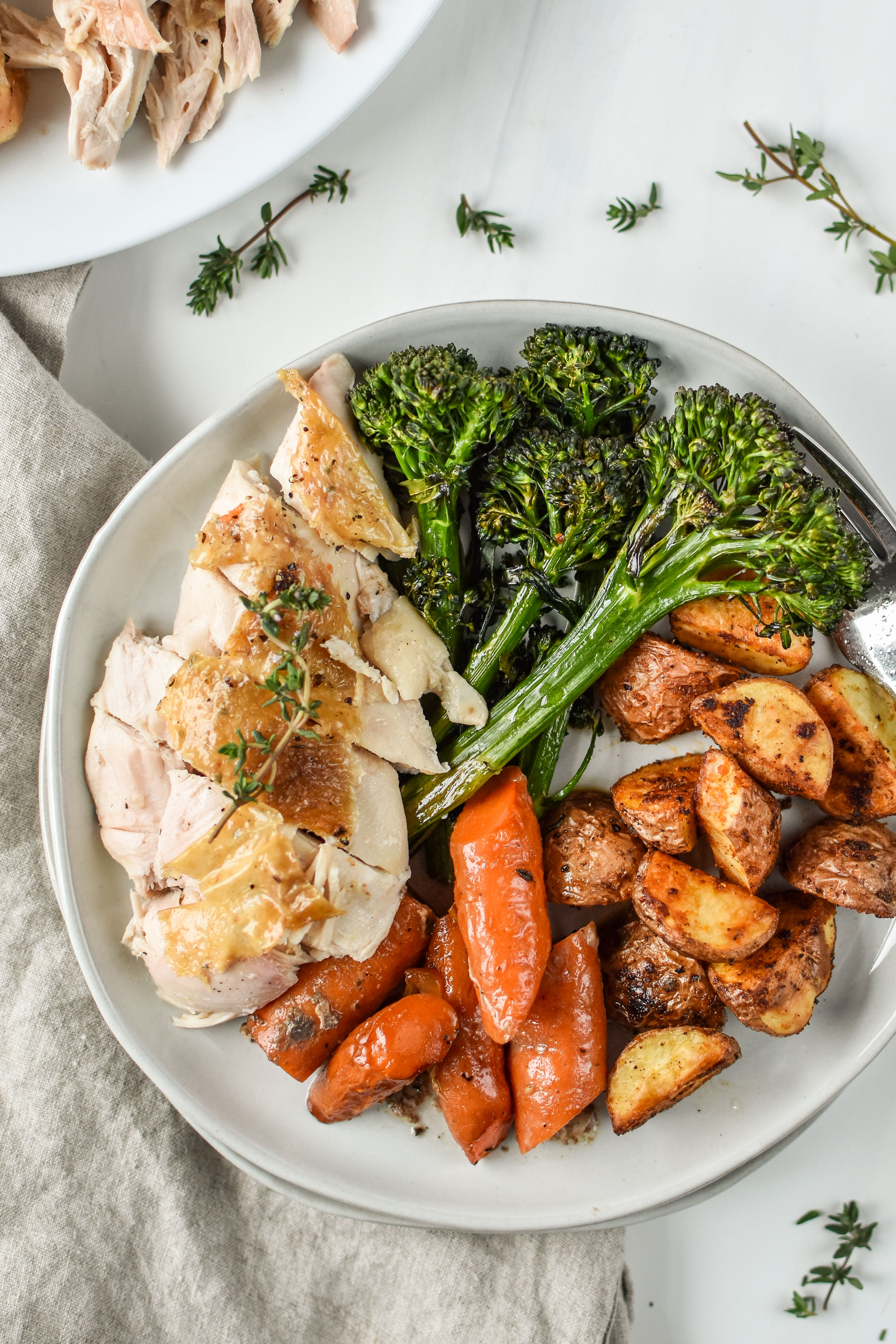 Simple Whole Roast Chicken Whole30 Paleo Project Meal Plan