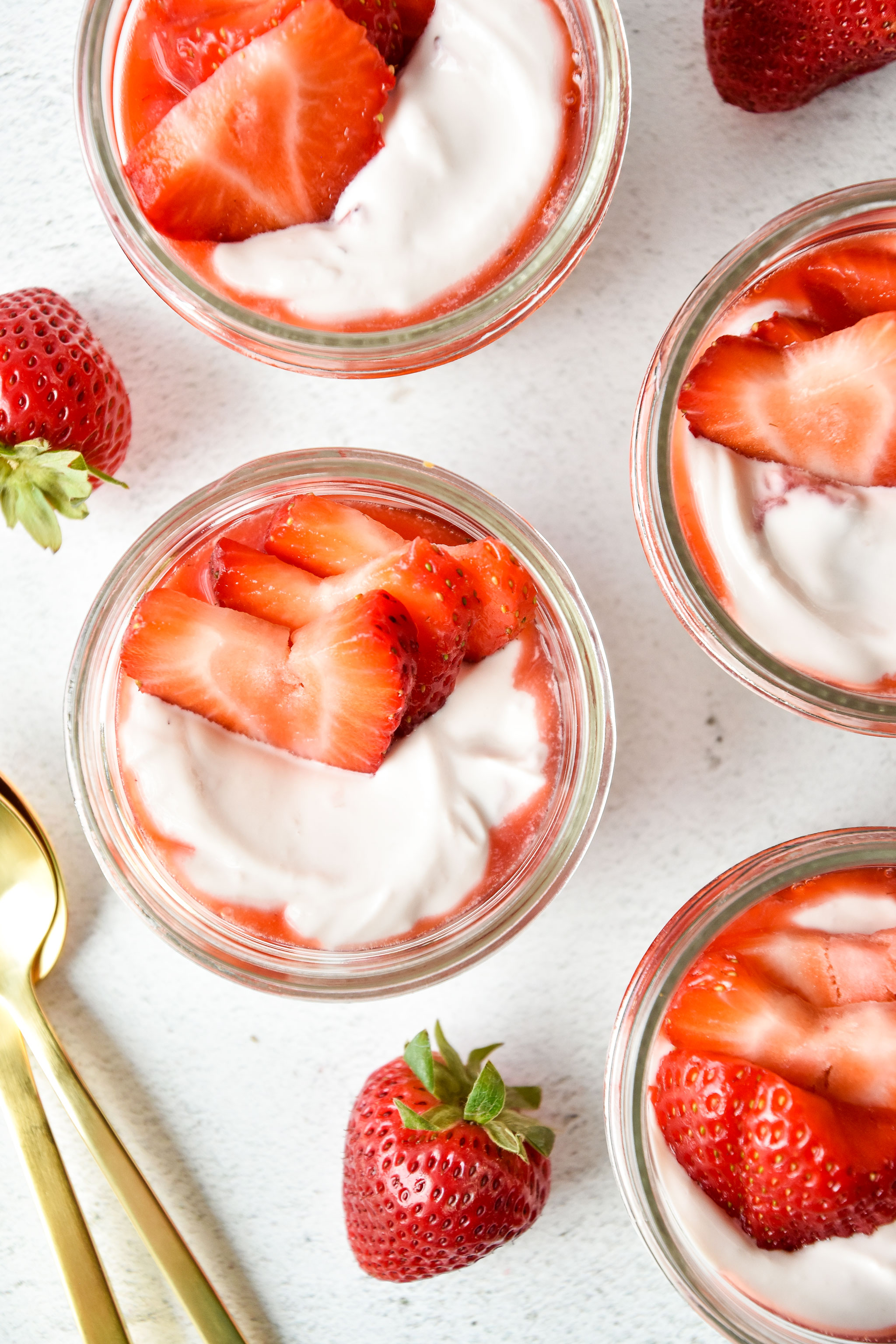 Strawberry Whipped Yogurt Cups - Project Meal Plan